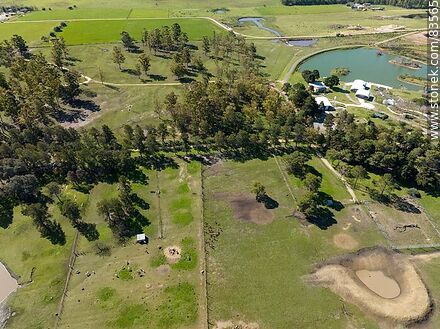 Aerial view of Tálice Ecopark - Flores - URUGUAY. Photo #83565
