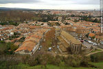 Vista de la ciudad desde las murallas de Carcassonne - Foto #30206