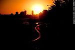 Puesta de sol en la rambla O'Higgins - Foto #40697
