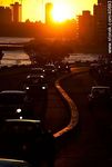 Puesta de sol en la rambla O'Higgins - Foto #40693