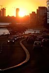 Puesta de sol en la rambla O'Higgins - Foto #40691