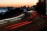 Estelas de luz en la rambla O'higgins de Punta Gorda - Foto #40682