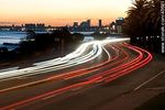 Estelas de luz en la rambla O'higgins de Punta Gorda - Foto #40681