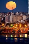 Luna llena sobre Montevideo - Foto #44003
