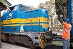 Enganche de locomotora con vagones - Foto #45070