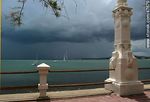 Día de tormenta en la rambla de Piriápolis - Foto #47670