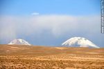 Cima de los volcanes Parinacota y Pomerape. - Foto #50775