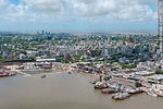 Vista aérea de la ciudad desde la bahía de Montevideo - Foto #55751