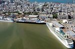 Vista aérea de cruceros turísticos en el Puerto de Montevideo - Foto #58238