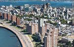 Vista aérea de la rambla sur Rep. Argentina, Bahía de Montevideo - Foto #58455
