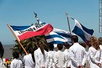 Día de la Armada en  su plaza de Punta Gorda. Escolares en la celebración - Foto #58610
