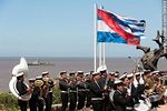 Día de la Armada en  su plaza de Punta Gorda. Banda de la Armada - Foto #58609