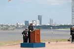 Día de la Armada en  su plaza de Punta Gorda. Discurso del Comandante en Jefe. - Foto #58607