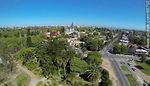 Vista aérea de las avenidas Buschental y Lucas Obes. Iglesia de los hermanos Carmelitas - Foto #60732