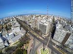Foto aérea del Obelisco a los Constituyentes de 1830. Bulevar Artigas, Avenidas 18 de Julio y Dr. Luis Morquio - Foto #60963