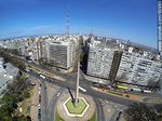 Foto aérea del Obelisco a los Constituyentes de 1830. Bulevar Artigas, Avenidas 18 de Julio y Dr. Luis Morquio - Foto #60961