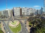 Foto aérea del Obelisco a los Constituyentes de 1830. Bulevar Artigas, Avenidas 18 de Julio y Dr. Luis Morquio - Foto #60960