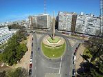 Foto aérea del Obelisco a los Constituyentes de 1830. Bulevar Artigas, Avenidas 18 de Julio y Dr. Luis Morquio - Foto #60955