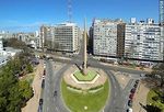 Foto aérea del Obelisco a los Constituyentes de 1830. Bulevar Artigas, Avenidas 18 de Julio y Dr. Luis Morquio - Foto #60958
