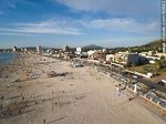 Vista aérea de la playa de Piriápolis en temporada de verano - Foto #65642