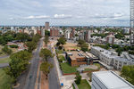 Vista aérea de la Avenida Ricaldoni, Área de la Salud, escuelas de medicina, CUDIM - Foto #67281