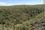 Vista aérea de un sector de la Quebrada de los Cuervos - Foto #70263