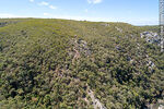Vista aérea de un sector de la Quebrada de los Cuervos - Foto #70253