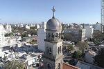 Iglesia de Punta Carretas. Torre, campanario y cúpula - Foto #71937