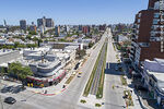 Vista aérea de la obra de ensanche de la Av. Luis Alberto de Herrera entre Ramón Anador y Av. Italia - Foto #73154