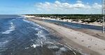 Aerial photo of the beach strip between the Río de la Plata and the lagoon created by the flooding of the Solís Chico stream. - Foto #78789