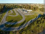 Vista aérea del kartódromo Luis Pedro Serra al atardecer - Foto #83245