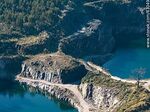 Vista aérea de la cantera Nueva Carrara próxima al camino Charles Darwin y Pan de Azúcar - Foto #87049