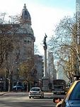 Plaza Libertad. Edificio Montero. Vista de oeste a este. - Foto #3857